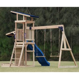 AXI-Wooden-Large-Playground-Swings-Slide-Tower-Sandbox-1