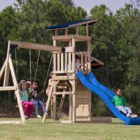 AXI-Wooden-Large-Playground-Swings-Slide-Tower-Sandbox-2