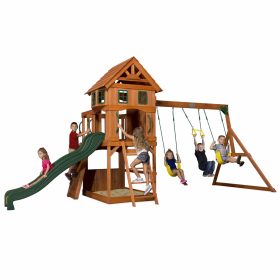 BACKYARD DISCOVERY Atlantic Huge Wooden Playground