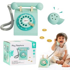 CLASSIC WORLD Classic Wooden Telephone for Children 4 pcs.