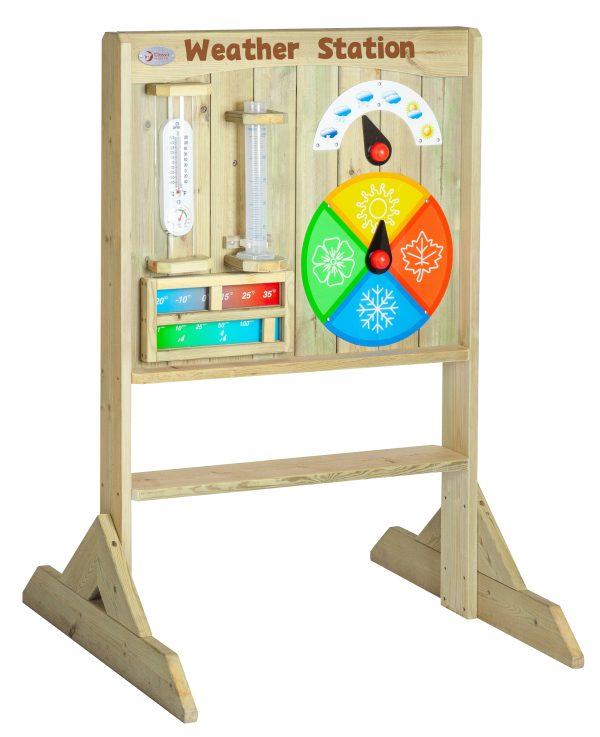 CLASSIC WORLD EDU 2-in-1 Manipulative Chalk Board Learning Time and Weather
