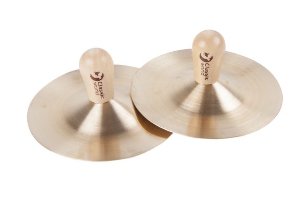 CLASSIC WORLD EDU Musical Instrument Cymbals (9 cm) for Children 2 pcs.