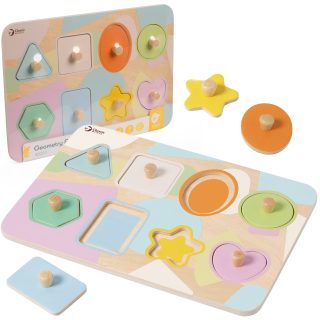 CLASSIC WORLD Geometric Blocks Puzzle 9 pcs.