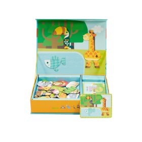 CLASSIC-WORLD-Magnetic-Puzzle-Animals-Board-Blocks-Memory-Puzzle-60-pcs-2