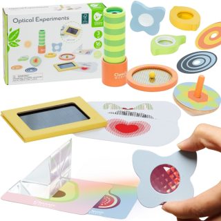 CLASSIC WORLD Optical Experiments Sensory Set Senses Training 16 pcs.