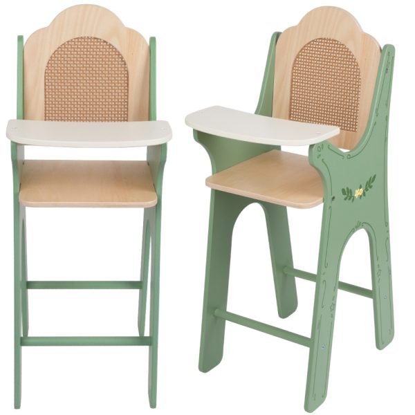 CLASSIC-WORLD-Vintage-Wooden-Doll-Feeding-Chair CLASSIC WORLD Vintage Wooden Doll Feeding Chair