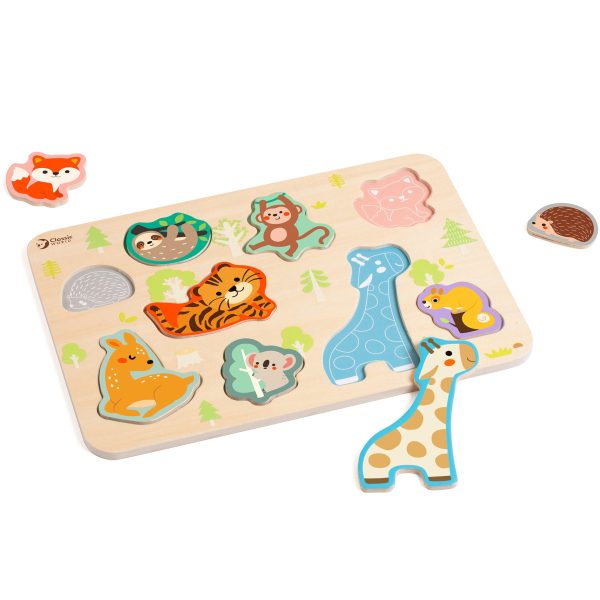 CLASSIC-WORLD-Wooden-Animal-Matching-Puzzle CLASSIC WORLD Wooden Animal Matching Puzzle
