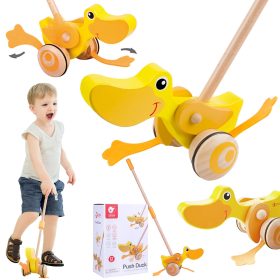 CLASSIC WORLD Wooden Duck Pusher For Children