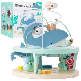 CLASSIC WORLD Wooden Educational Maze Intertwining Sea Life 18m+