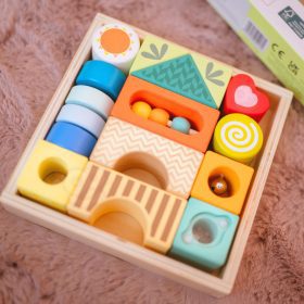 CLASSIC-WORLD-Wooden-Sensory-Blocks-7-Functions-Multifunctional-Puzzle-Shapes-Sound-MONTESSORI-14-pcs-1