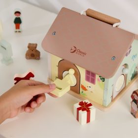 CLASSIC-WORLD-Wooden-Sensory-Educational-House-with-Locks-and-Keys-11-pcs-1
