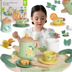 CLASSIC-WORLD-Wooden-Tea-Set-14-pcs CLASSIC WORLD Wooden Tea Set 14 pcs.