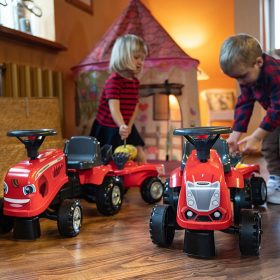 FALK-Baby-Mac-Cormick-Red-Tractor-with-Trailer-accessories-from-1-year-2