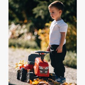 FALK-Baby-Massey-Ferguson-Red-Tractor-with-Trailer-Accessories.-From-1-year-3