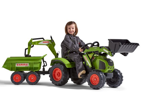 FALK CLAAS Pedal Tractor with Trailer