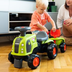 FALK-Claas-470-Arion-Ride-on-Green-with-Trailer-Sand-Kit-3
