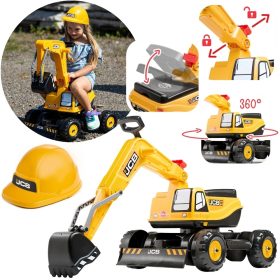 FALK JCB DIGGER Excavator Rotating Yellow Moving Bucket From 3 Years.