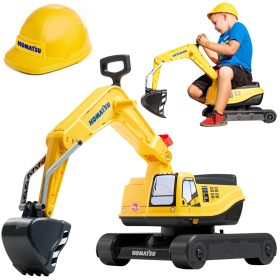 FALK-Komatsu-Excavator-Rotating-Shovel-Helmet FALK Komatsu Excavator Rotating Shovel + Helmet