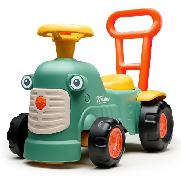 FALK-Maurice-Ride-on-Tractor-Green-Pusher-Pusher-Storage-Box-for-1-3-Years FALK Maurice Ride-on Tractor Green Pusher Pusher Storage Box for 1-3 Years