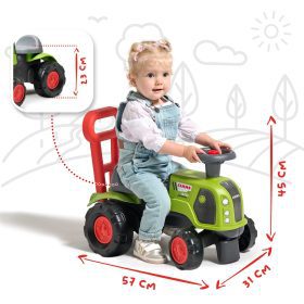 FALK-Ride-on-Tractor-Pusher-Baby-Claas-Arion-470-with-Horn-2