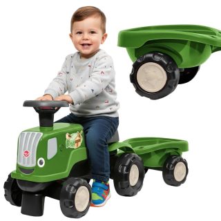 FALK Ride-on Tractor with Trailer Birdy Farm Green 1-3 years