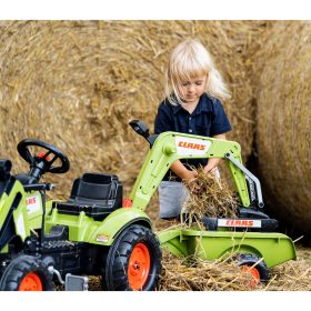 FALK-Tractor-with-Trailer-CLAAS-Arion-Backhoe-BUCKET-Loader-From-2-Years-1