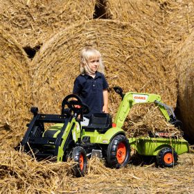FALK-Tractor-with-Trailer-CLAAS-Arion-Backhoe-BUCKET-Loader-From-2-Years-3