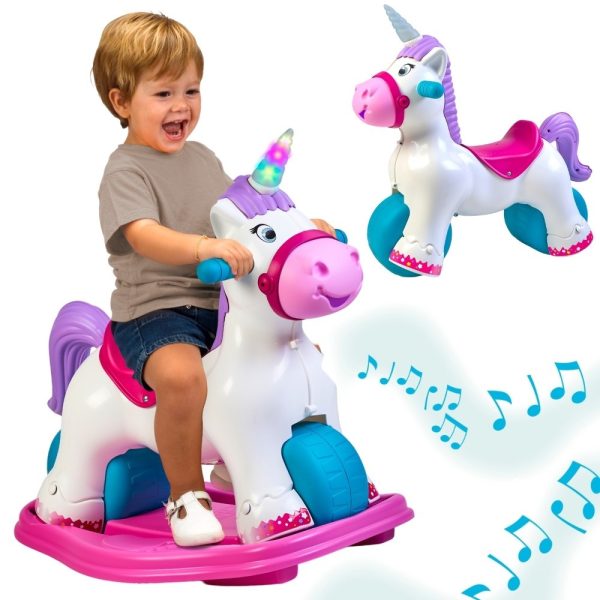 FEBER-Interactive-Rocking-Unicorn-2-in-1-–-Running-Ride-On FEBER Interactive Rocking Unicorn 2 in 1 – Running Ride-On