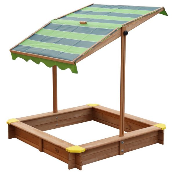 Lily Sandpit AXI Wooden Sandpit with Adjustable Roof