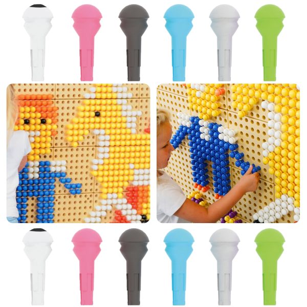 MASTERKIDZ-Board-Pegs-512-Pcs-6-Colors MASTERKIDZ Board Pegs 512 Pcs 6 Colors
