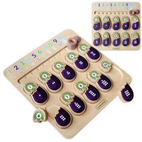MASTERKIDZ-Eggplant-Montessori-Learning-Number-Board MASTERKIDZ Eggplant Montessori Learning Number Board