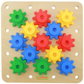 MASTERKIDZ Gears Build Your Own Mechanism Montessori Board