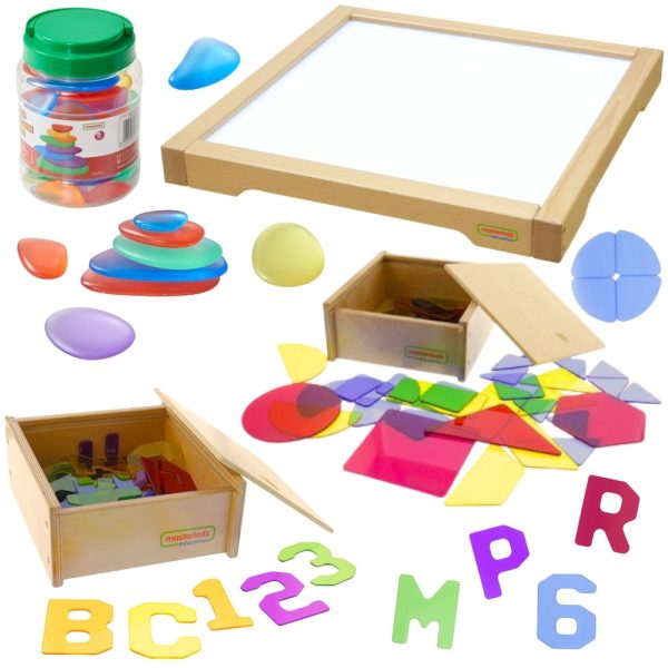 MASTERKIDZ-LED-Sensory-Box-Panel-Accessories-Set MASTERKIDZ LED Sensory Box Panel + Accessories Set