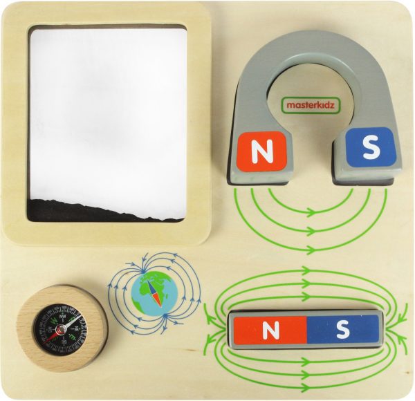 MASTERKIDZ Magnetic Play Educational Board Montessori Compass