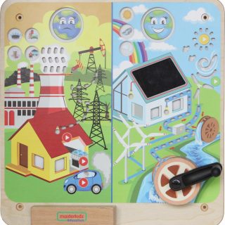 MASTERKIDZ Montessori Renewable and Non-Renewable Energy Educational Board
