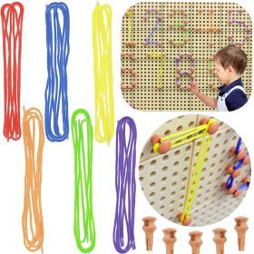 MASTERKIDZ Pegs and Strings Set - For the STEM Science and Creative Board
