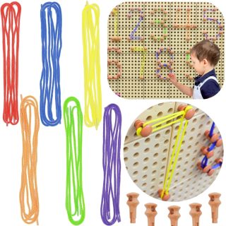 MASTERKIDZ Pegs and Strings Set - For the STEM Science and Creative Board