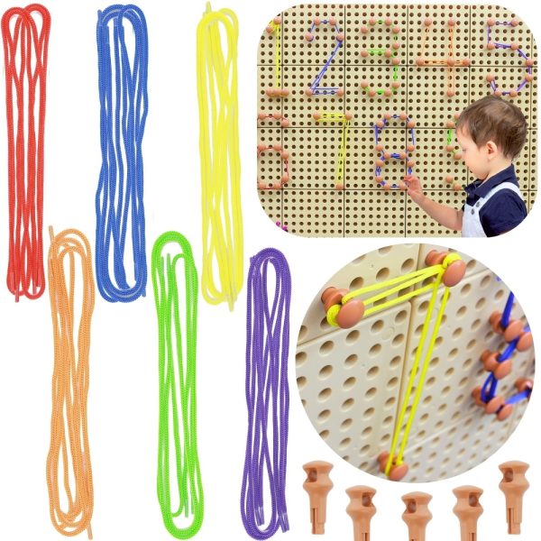 MASTERKIDZ-Pegs-and-Strings-Set-For-the-STEM-Science-and-Creative-Board MASTERKIDZ Pegs and Strings Set - For the STEM Science and Creative Board