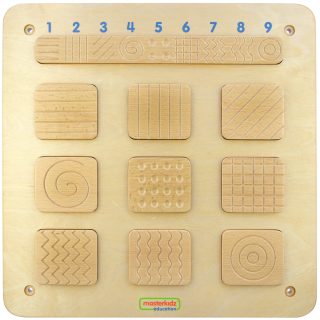 MASTERKIDZ Sensory Wall Board for Surface Texture Recognition