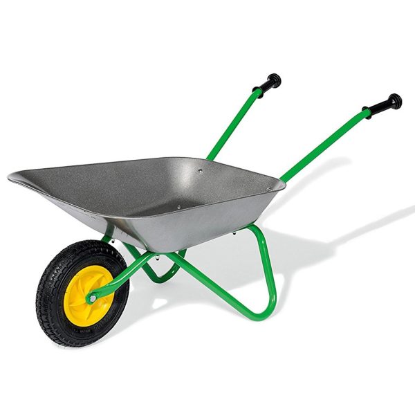 Rolly-Toys-Gray-Metal-Childrens-Wheelbarrow Rolly Toys Gray Metal Children's Wheelbarrow