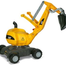 Rolly Toys RollyDigger CAT - Rotating Ride-on Excavator Yellow