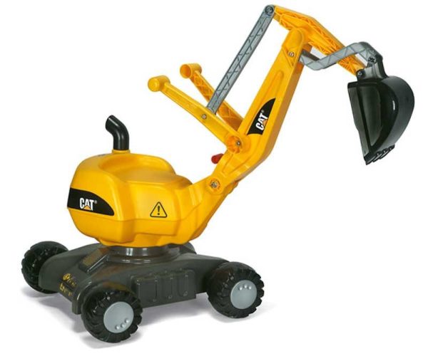 Rolly-Toys-RollyDigger-CAT-Rotating-Ride-on-Excavator-Yellow Rolly Toys RollyDigger CAT - Rotating Ride-on Excavator Yellow