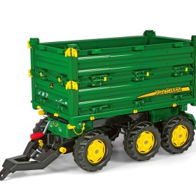 Rolly Toys rollyMulti Trailer - Rolly Multi John Deere 3-axle dump trailer