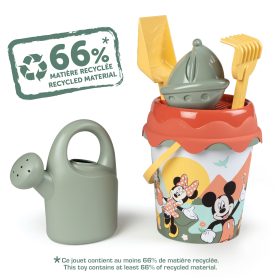 SMOBY-GREEN-Bucket-with-Sand-Accessories-and-Bioplastic-Watering-Can-3
