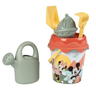 SMOBY GREEN Bucket with Sand Accessories and Bioplastic Watering Can