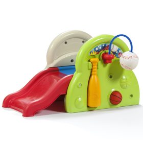 STEP2-Childrens-Playground-Activity-Center-Slide-Basketball-Baseball STEP2 Children's Playground Activity Center Slide Basketball Baseball