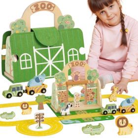 TOOKY-TOY-Mini-Zoo-Portable-Animal-Bag-Set TOOKY TOY Mini Zoo Portable Animal Bag Set