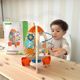 Tooky-Toy-Large-Wooden-Educational-Toy-Multifunctional-Rocket-2