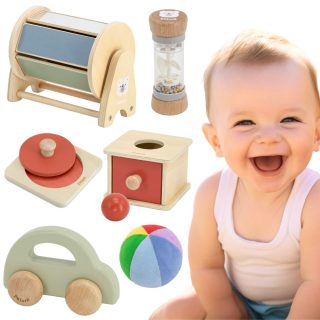 VIGA Educational Toy Box Set from 6 months to 12 months
