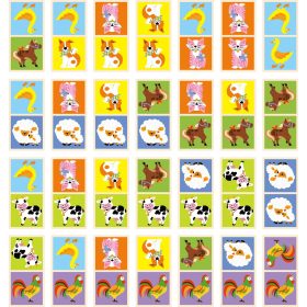 VIGA-Educational-Wooden-Domino-Blocks-Farm-Game-28-Pieces-Montessori-3
